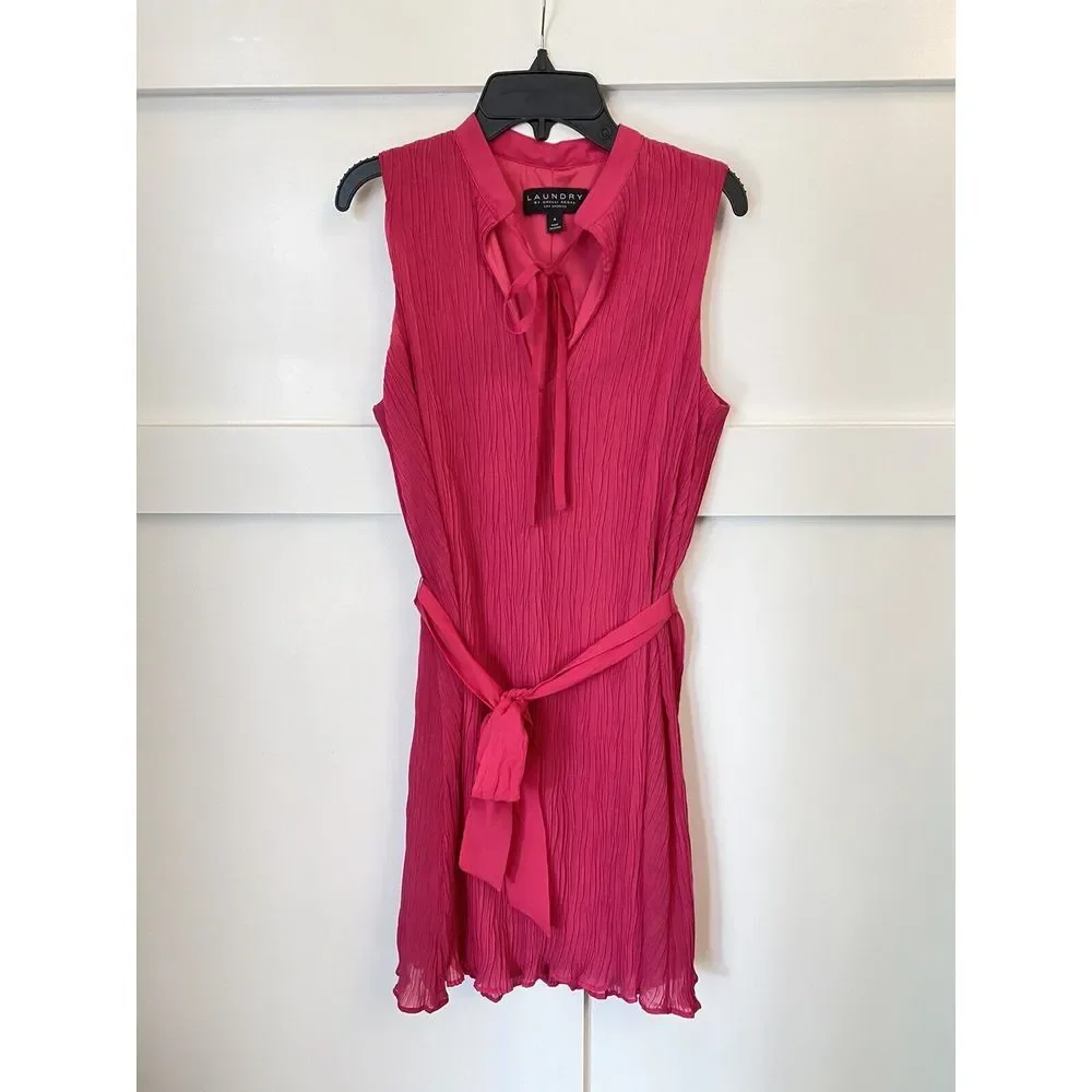 laundry pink dress Laundry by Shelli Segal‎ Hot Pink Dress size 4